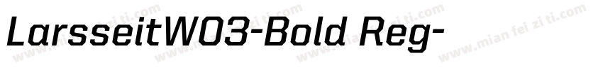 LarsseitW03-Bold Reg字体转换